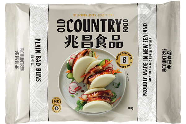 SB plain bao buns - 8 pack
